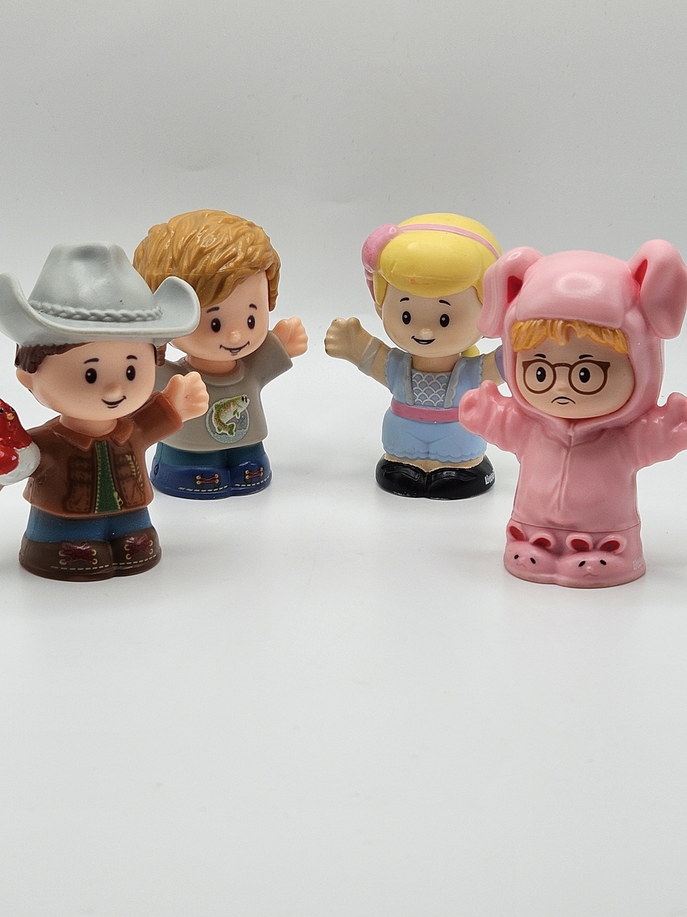 Little People Fisher Price Bo Peep Little Boy Farmer Ralphie Parker Christmas Lo